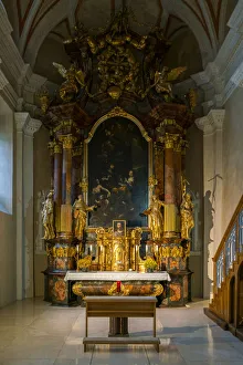 Altar of Cathedral of St. Nicholas, Ceske Budejovice, South Bohemian Region, Czech Republic Altar of Cathedral of St. Nicholas, Ceske Budejovice, South Bohemian Region, Czech Republic
