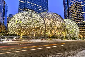 Amazon Spheres at Amazon headquarters campus, Seattle, Washington, USA Amazon Spheres at Amazon headquarters campus, Seattle, Washington, USA