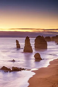 The Twelve Apostles at Sunset, Great Ocean Road, Australia The Twelve Apostles at Sunset, Great Ocean Road, Australia