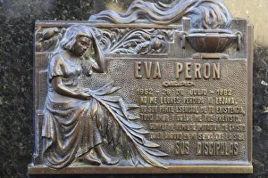 Argentina, Buenos Aires, Recoleta Cemetery, Tomb of Eva Peron Argentina, Buenos Aires, Recoleta Cemetery, Tomb of Eva Peron