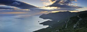 Atlantic Ocean Views Portugal Prints: Arrabida mountain range (Serra da Arrabida), Portugal
