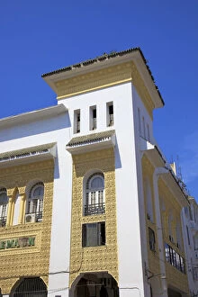 Casablanca Collection: Art Deco Newspaper Building, Casablanca, Morocco, North Africa
