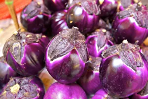 Aubergine, Ortygia, Syracuse, Sicily, Italy Aubergine, Ortygia, Syracuse, Sicily, Italy