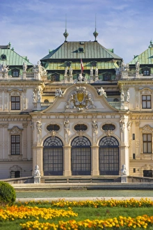 Austria, Vienna, The Belvedere Palace Austria, Vienna, The Belvedere Palace