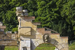 Austria, Vienna, Roman Ruins in the gardens of Schonbrunn Palace - a former imperial Austria, Vienna, Roman Ruins in the gardens of Schonbrunn Palace - a former imperial