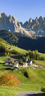 Autumn in the Italian Dolomites Alps, Funes Valley, Trentino Alto Adige, Italy Autumn in the Italian Dolomites Alps, Funes Valley, Trentino Alto Adige, Italy