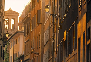 Ancient Roman Architecture Prints: Via Baccina