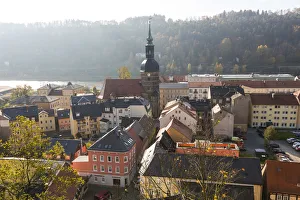 Bad Schandau, Elbe river, Saxon Switzerland, Saxony, Germany Bad Schandau, Elbe river, Saxon Switzerland, Saxony, Germany