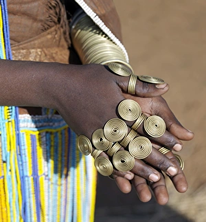 Balangida Lelu, Northern Tanzania.The finery of a Datoga woman Balangida Lelu, Northern Tanzania.The finery of a Datoga woman