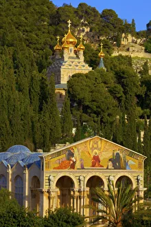 Basilica Of The Agony And Church Of St. Mary Magdelene, Garden Of Gethsemane, Jerusalem Basilica Of The Agony And Church Of St. Mary Magdelene, Garden Of Gethsemane, Jerusalem