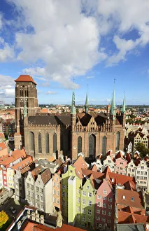 Basilica of St. Mary of the Assumption of the Blessed Virgin Mary and the old town Basilica of St. Mary of the Assumption of the Blessed Virgin Mary and the old town