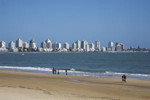 Beach and hotels, Punta del Este, Uruguay Beach and hotels, Punta del Este, Uruguay