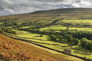 Beautiful rolling countryside in Swaledale, Yorkshire Dales National Park Beautiful rolling countryside in Swaledale, Yorkshire Dales National Park