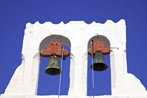 Bell Tower, Chora, Patmos, Dodecanese, Greek Islands, Greece, Europe Bell Tower, Chora, Patmos, Dodecanese, Greek Islands, Greece, Europe