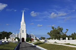 Atlantic Ocean Islands Prints: Bermuda, South Coast, Sandy Parish, St James Church
