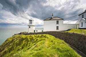 Blackhead path lighthouse, Whitehead, County Antrim, Ulster region, northern Ireland Blackhead path lighthouse, Whitehead, County Antrim, Ulster region, northern Ireland