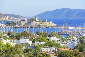 Bodrum Elevated View Print, Turkey