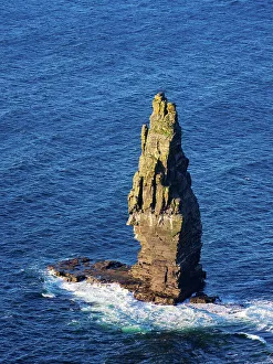 Branaunmore Sea Stack Print, Cliffs of Moher Landscape Photo