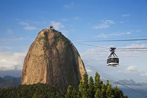 Brazil, Rio De Janeiro, Urca, Cable car at Sugar Loaf Brazil, Rio De Janeiro, Urca, Cable car at Sugar Loaf