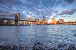 Brooklyn Bridge and Lower Manhattan/Downtown, New York City, New York, USA Brooklyn Bridge and Lower Manhattan/Downtown, New York City, New York, USA