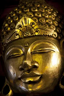 Buddha mask, Kuala Lumpur, Malaysia