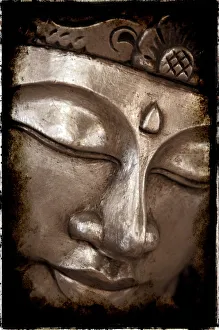 Buddha mask, Kuala Lumpur, Malaysia