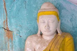 Detail of Buddha statue, Hpo Win Daung Caves (AKA Phowintaung Caves), Monywa Detail of Buddha statue, Hpo Win Daung Caves (AKA Phowintaung Caves), Monywa