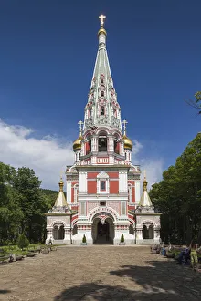 Bulgaria, Central Mountains, Shipka, Shipka Monastery, Nativity Memorial Church, built Bulgaria, Central Mountains, Shipka, Shipka Monastery, Nativity Memorial Church, built