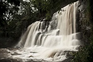 Burundi. The Chutes de la Kagera deep within the Mpinga National park Burundi. The Chutes de la Kagera deep within the Mpinga National park