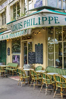 Cafe in the Maris district, Paris, France Cafe in the Maris district, Paris, France