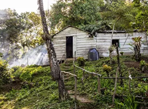 Campamento Joaquin, mountain shelter, Sierra Maestra, Granma Province, Cuba Campamento Joaquin, mountain shelter, Sierra Maestra, Granma Province, Cuba