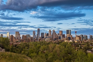Canada, Alberta, Calgary, City skyline Canada, Alberta, Calgary, City skyline
