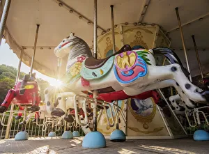 Prints of Carousel at Bernardine Garden, Vilnius, Lithuania Vilnius Prints: Carousel Print at Bernardine Garden, Vilnius
