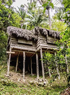 Casa de los locutores, Comandancia de la Plata, Sierra Maestra, Granma Province, Cuba Casa de los locutores, Comandancia de la Plata, Sierra Maestra, Granma Province, Cuba