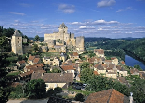 Medieval French Castles Prints: Castlenaud castle