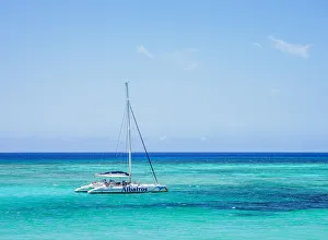 Catamaran by the Guardalavaca Beach, Holguin Province, Cuba Catamaran by the Guardalavaca Beach, Holguin Province, Cuba