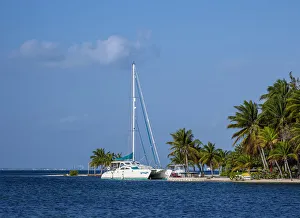 Catamaran at North Side, Grand Cayman, Cayman Islands Catamaran at North Side, Grand Cayman, Cayman Islands