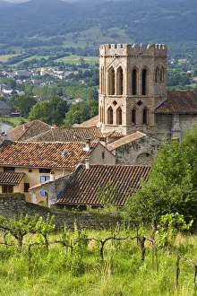 Cathedral St-Lizier, Ariege, Midi-Pyrenees, France Cathedral St-Lizier, Ariege, Midi-Pyrenees, France