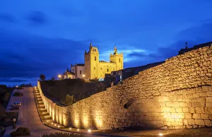 The Cathedral of the walled city of Miranda do Douro at dusk. Tras-os-Montes, Portugal The Cathedral of the walled city of Miranda do Douro at dusk. Tras-os-Montes, Portugal