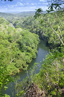 Central America, Belize, Cayo, San Ignacio, view of the Mopan river surrounded by Central America, Belize, Cayo, San Ignacio, view of the Mopan river surrounded by