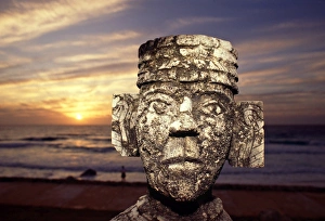 Pre Columbian Art Pieces Prints: Chacmool statue