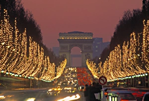 Parisian Landmark Photography Prints: Champs Elysees