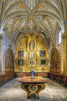 Castile La Mancha Tourism Prints: Chapel inside the Cathedral, Cuenca, Castilla-La Mancha, Spain