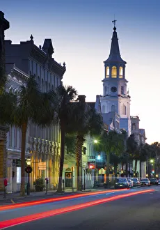 Charleston, South Carolina, Broad Street, Saint Michaels Episcopal Church, Oldest Charleston, South Carolina, Broad Street, Saint Michaels Episcopal Church, Oldest
