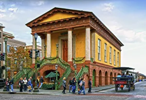 Charleston, South Carolina, Market Hall, Greek Revival Style, National Historical Charleston, South Carolina, Market Hall, Greek Revival Style, National Historical