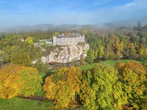 Belgium Collection: Chateau de Walzin at river Lesse near Dinant, Ardennes, Wallonia, Province Namur, Belgium