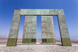 Chile, Antofagasta, Tropic of Capricorn monument Chile, Antofagasta, Tropic of Capricorn monument