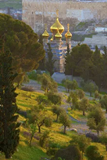 Church Of St. Mary Magdelene, Mount Of Olives, Jerusalem, Israel, Middle East Church Of St. Mary Magdelene, Mount Of Olives, Jerusalem, Israel, Middle East