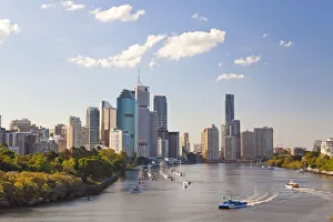 City centre & central business district skyline, Brisbane, Queensland, Australia City centre & central business district skyline, Brisbane, Queensland, Australia