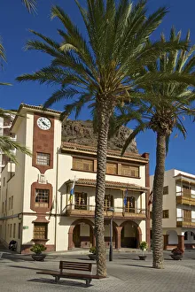 City Hall at Plaza de las Americas, San Sebastian, La Gomera, Canary Islands, Spain City Hall at Plaza de las Americas, San Sebastian, La Gomera, Canary Islands, Spain